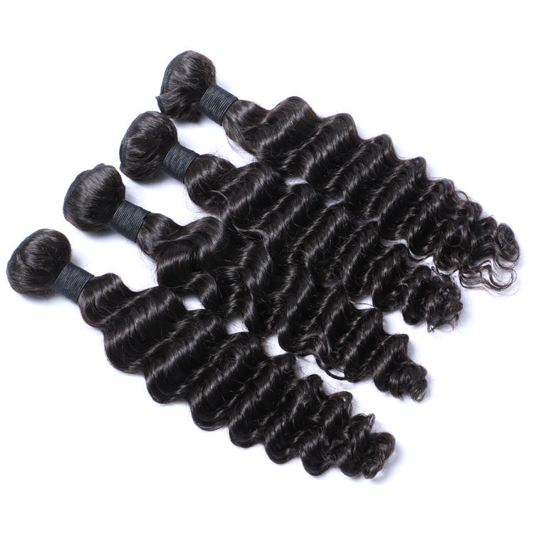 Virgin brazilian cuticle aligned hair deep wave bundles YL022